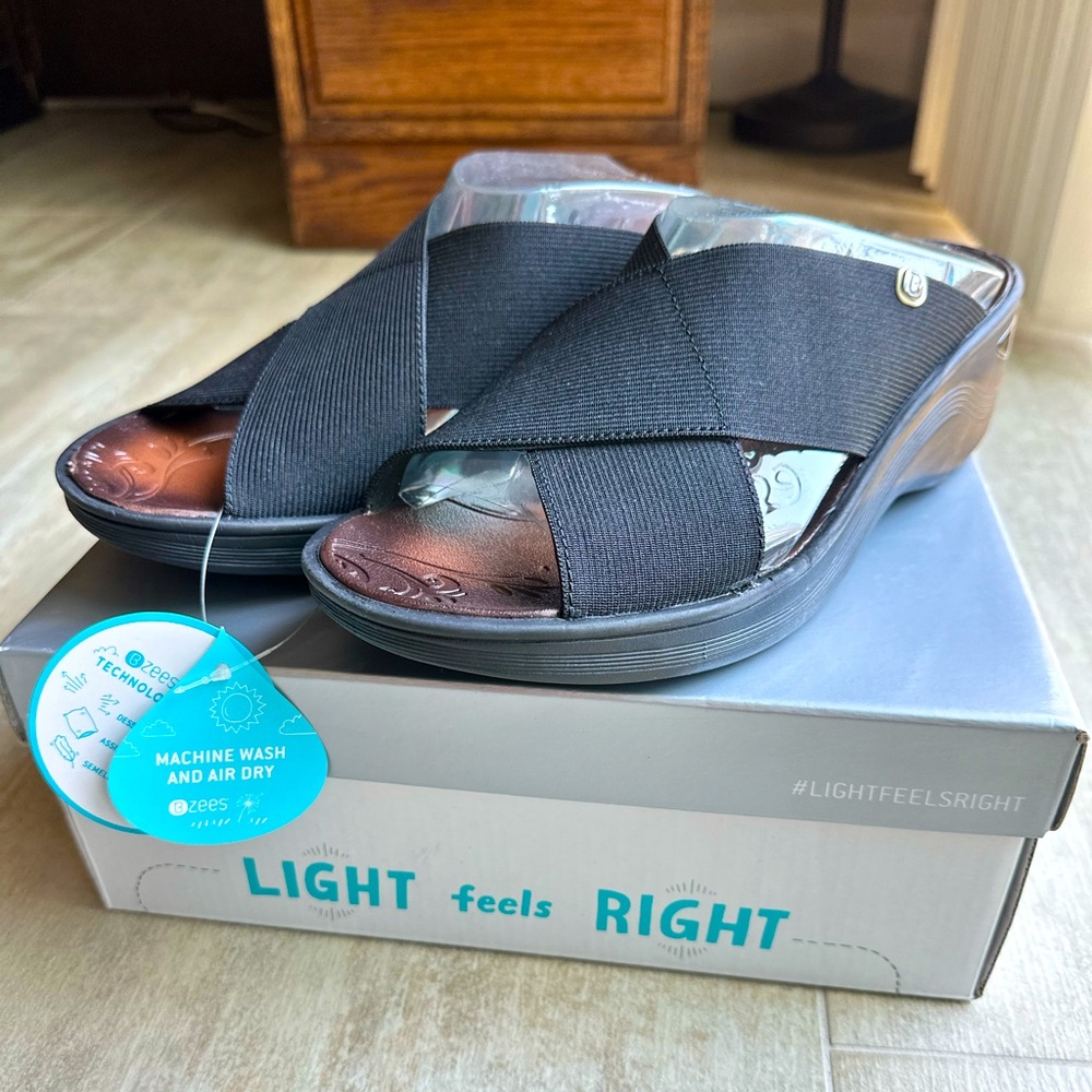 BZEES Desire Wedge Sandal